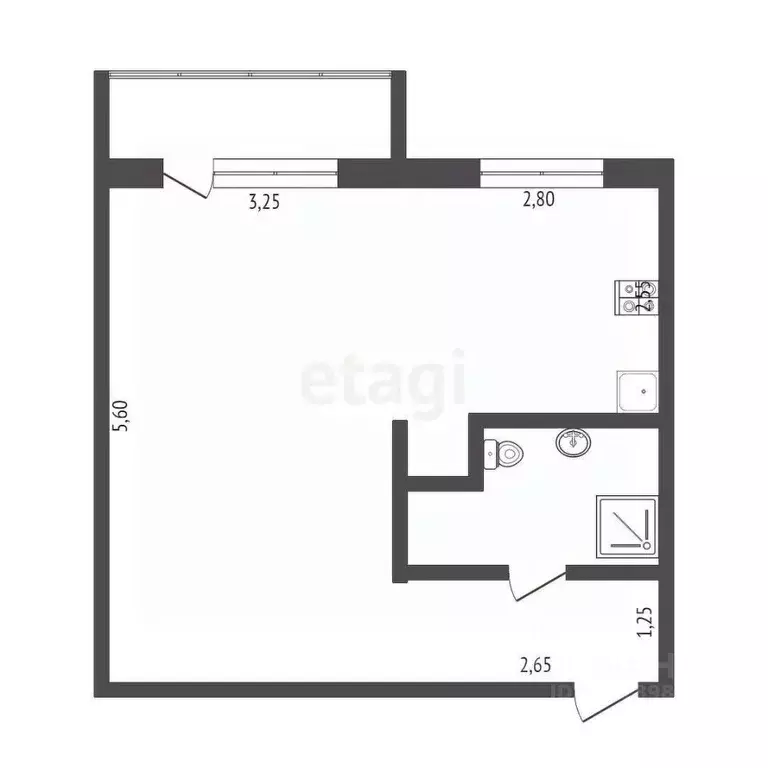 1-к кв. Камчатский край, Петропавловск-Камчатский ул. Старицина, 12 ... - Фото 2