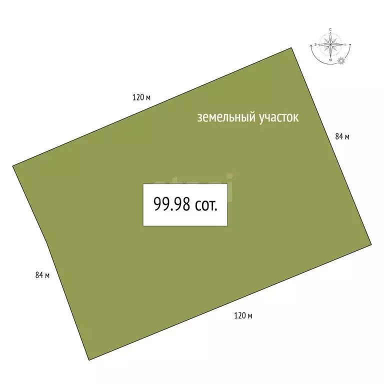 Участок в Мошковский район, село Томилово (99.98 м) - Фото 1