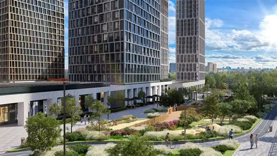 3-к кв. Москва Сидней Сити жилой комплекс, к5/1 (78.0 м) - Фото 0