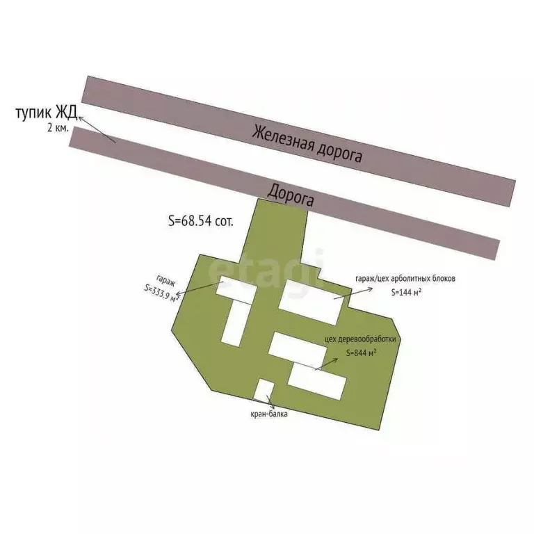 Склад в Нижегородская область, Перевоз Нагорная ул., 2А (1322 м) - Фото 0
