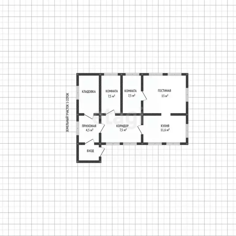 Дом в Краснодарский край, Белореченск Проточная ул. (59 м) - Фото 2