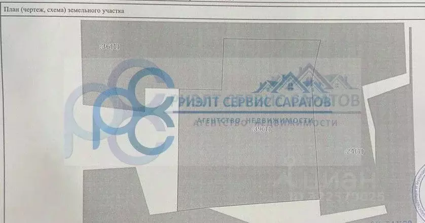 Участок в Саратовская область, Соколовый рп ул. Танкистская (10.0 ... - Фото 2