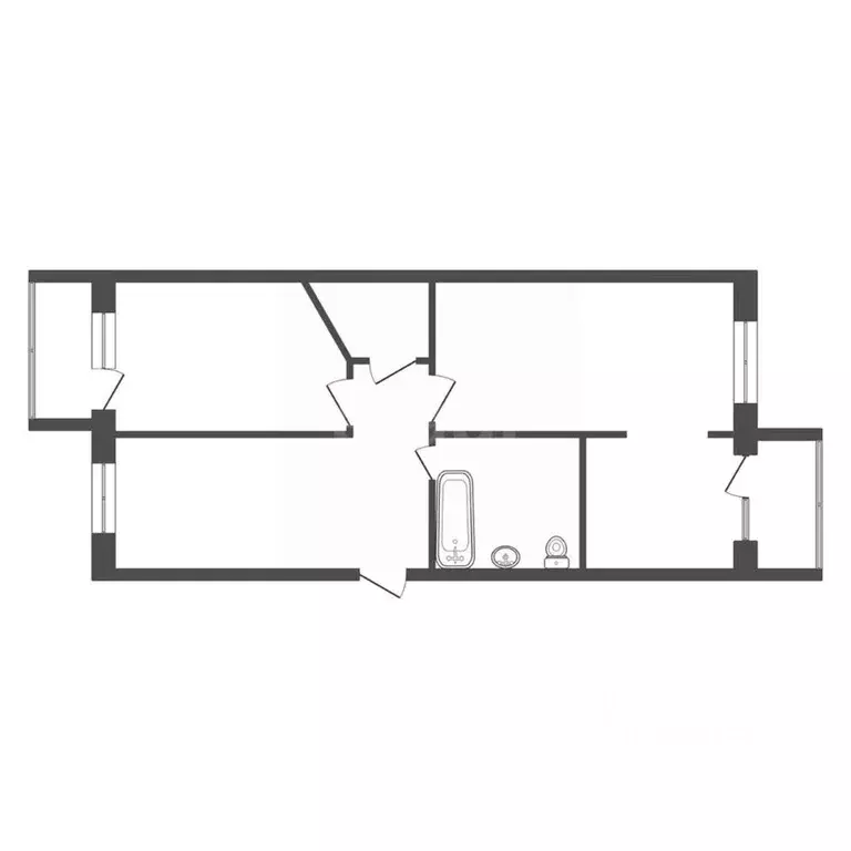 3-к кв. Красноярский край, Канск 4-й Центральный мкр, 36 (67.8 м) - Фото 2