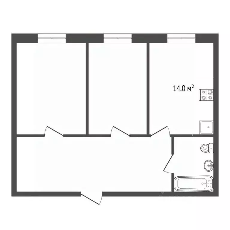 1-к кв. Ставропольский край, Ессентуки ул. Максима Горького (36.0 м) - Фото 2