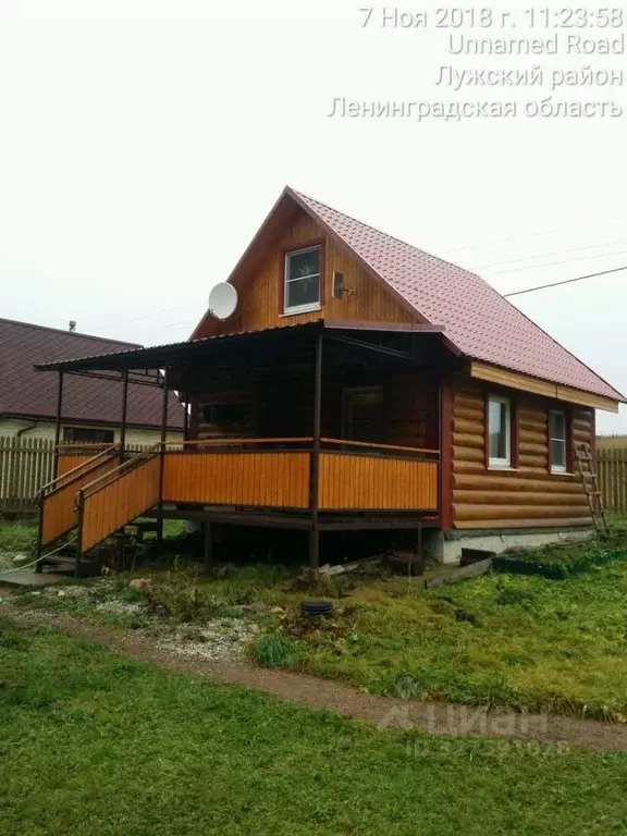 Дом в Ленинградская область, Лужский район, Заклинское с/пос, д. ... - Фото 1