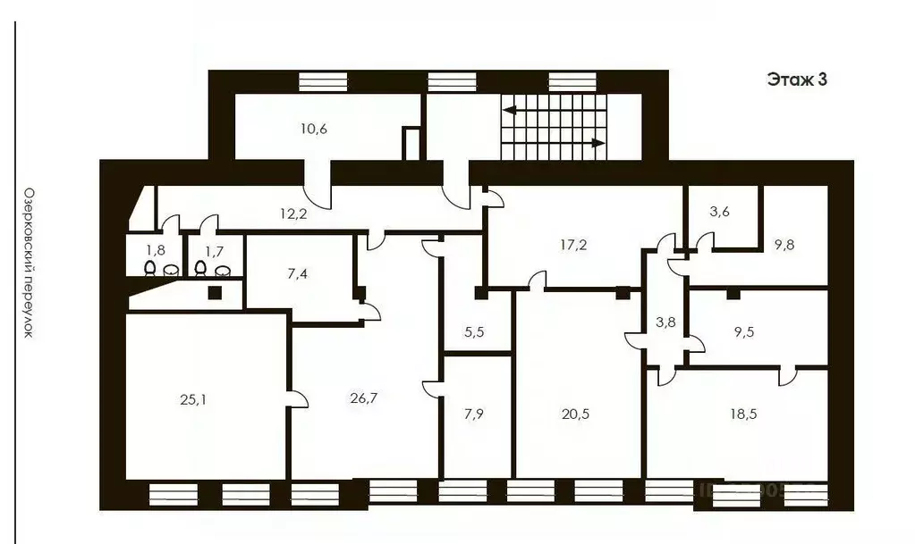 Помещение свободного назначения в Москва Озерковская наб., 12 (960 м) - Фото 2