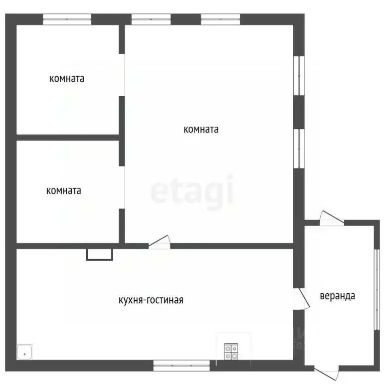 Дом в Саратовская область, Балашов ул. Урицкого, 18 (38 м) - Фото 1
