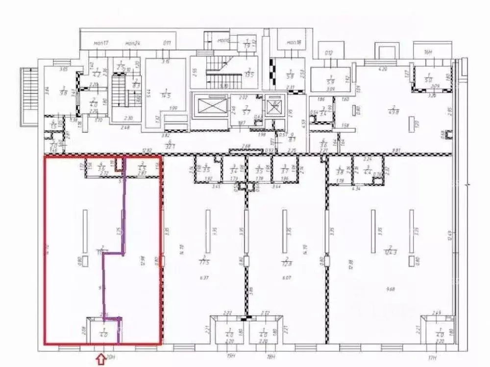 Помещение свободного назначения в Москва 6-я Радиальная ул., 7/1к1 (80 ... - Фото 2
