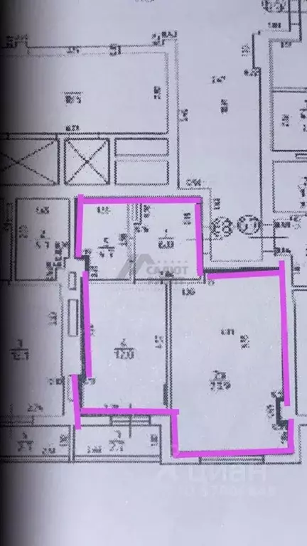 1-к кв. Калининградская область, Калининград ул. Аксакова, 135 (43.6 ... - Фото 2