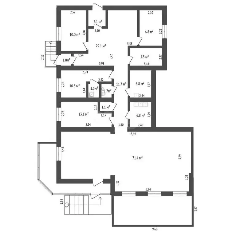 Офис (181.9 м) - Фото 0