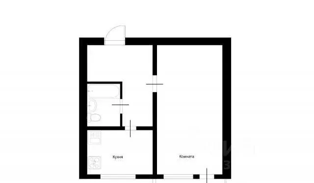 1-к кв. Москва Каширское ш., 57К7 (40.0 м) - Фото 2
