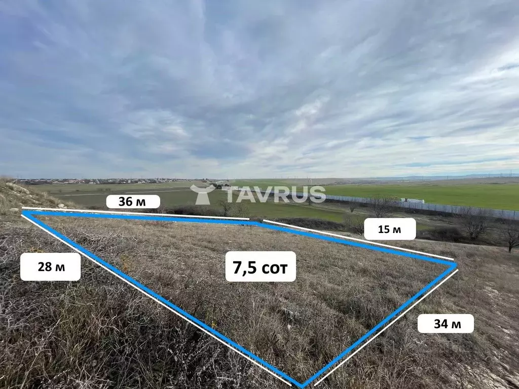 Участок в Крым, Симферопольский район, Трудовское с/пос, Минерал СНТ ... - Фото 1