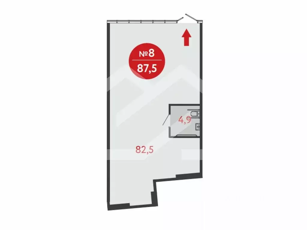 Помещение свободного назначения в Москва ул. 1-я Ватутинская, 12к2 (83 ... - Фото 2