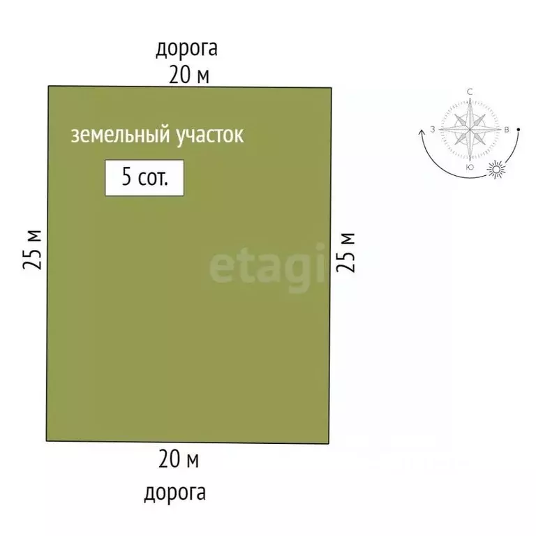 Участок в Ростовская область, Аксайский район, Рассветовское с/пос, ... - Фото 2