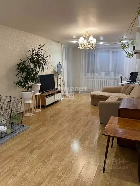 3-к кв. Нижегородская область, Бор ул. Луначарского, 202 (81.0 м) - Фото 1