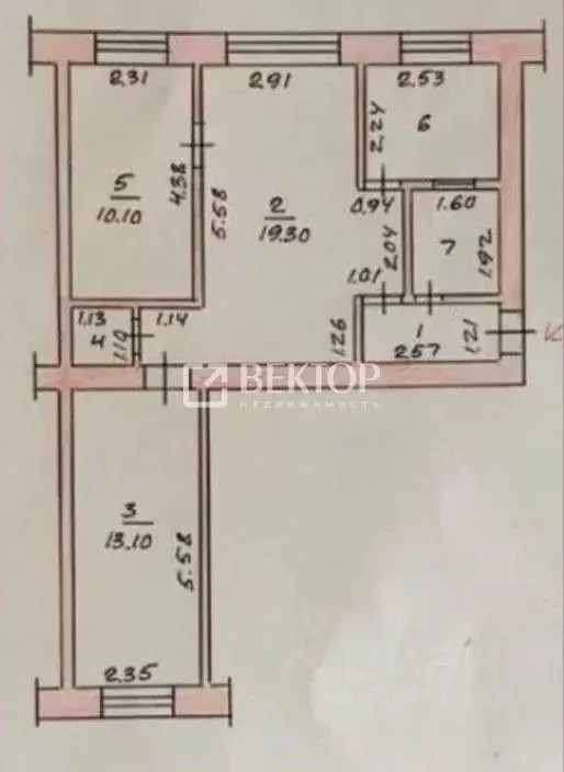 3-к кв. Ивановская область, Иваново ул. Ермака, 31 (54.0 м) - Фото 1