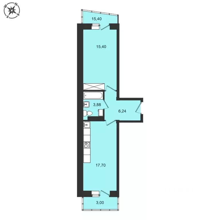 1-к кв. Иркутская область, Иркутский муниципальный округ, с. Мамоны ... - Фото 0