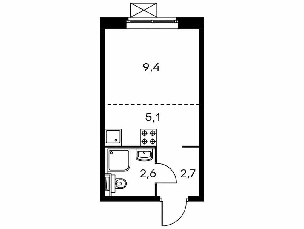 Квартира-студия: Котельники, микрорайон Белая Дача, 29 (19.7 м) - Фото 0
