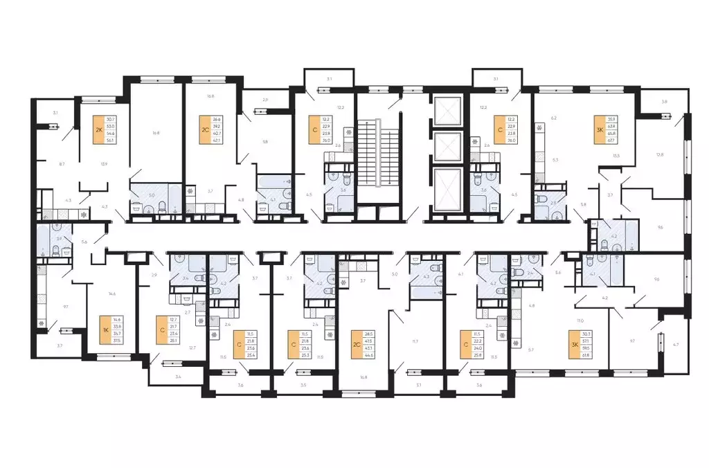1-к кв. Приморский край, Владивосток ул. Расула Гамзатова, 7к1 (25.4 ... - Фото 2