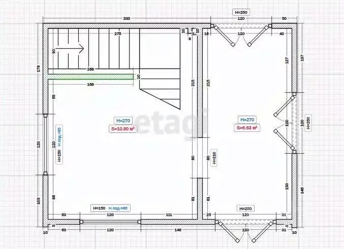 Дом в Костромская область, Костромской район, Бакшеевское с/пос, д. ... - Фото 2