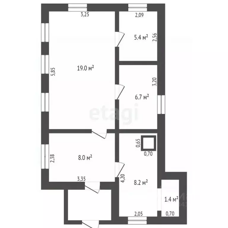 Дом в Брянская область, Карачев Брянская ул., 26 (49 м) - Фото 1