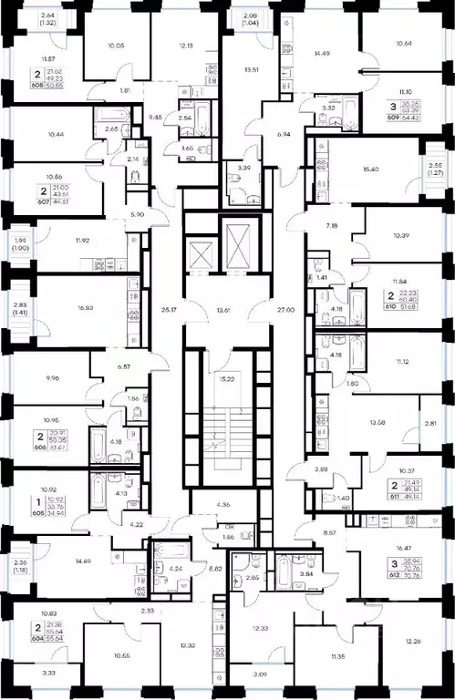 2-к кв. Мурманская область, Мурманск Долина Уюта тер.,  (50.55 м) - Фото 2
