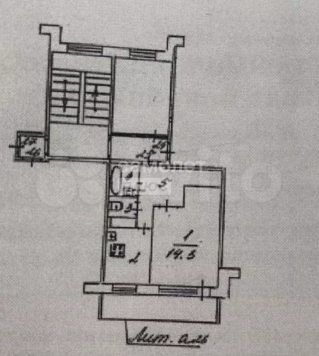 1-к. квартира, 32 м, 7/7 эт. - Фото 0