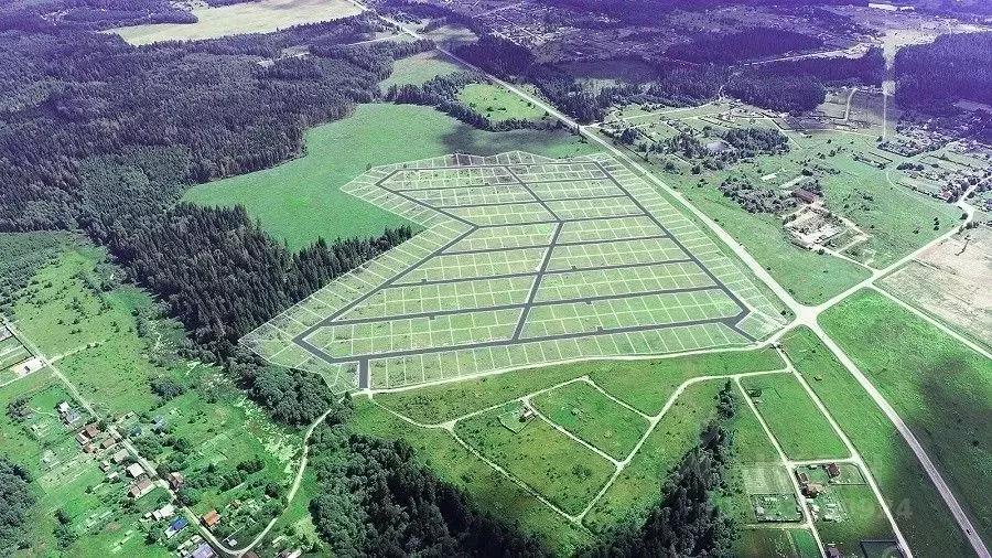 Участок в Московская область, Можайский муниципальный округ, д. ... - Фото 2