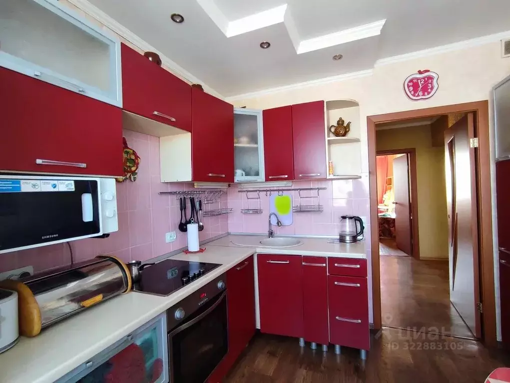 3-к кв. Омская область, Омск ул. Рокоссовского, 20 (70.1 м) - Фото 2