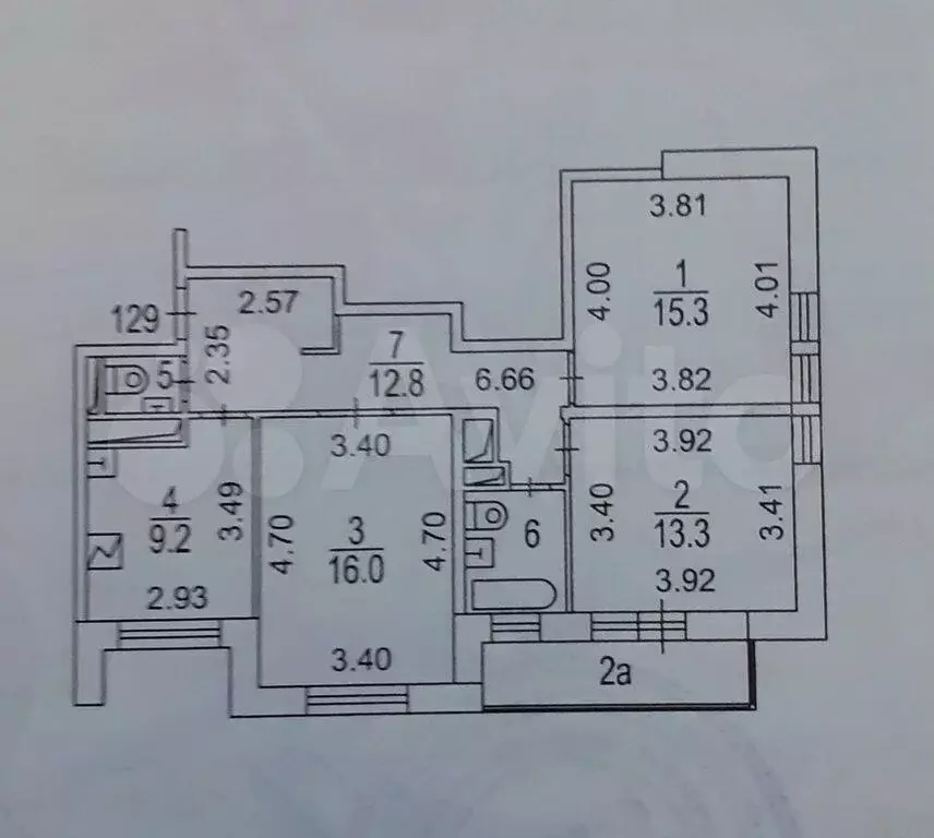 3-к. квартира, 72 м, 5/17 эт. - Фото 0