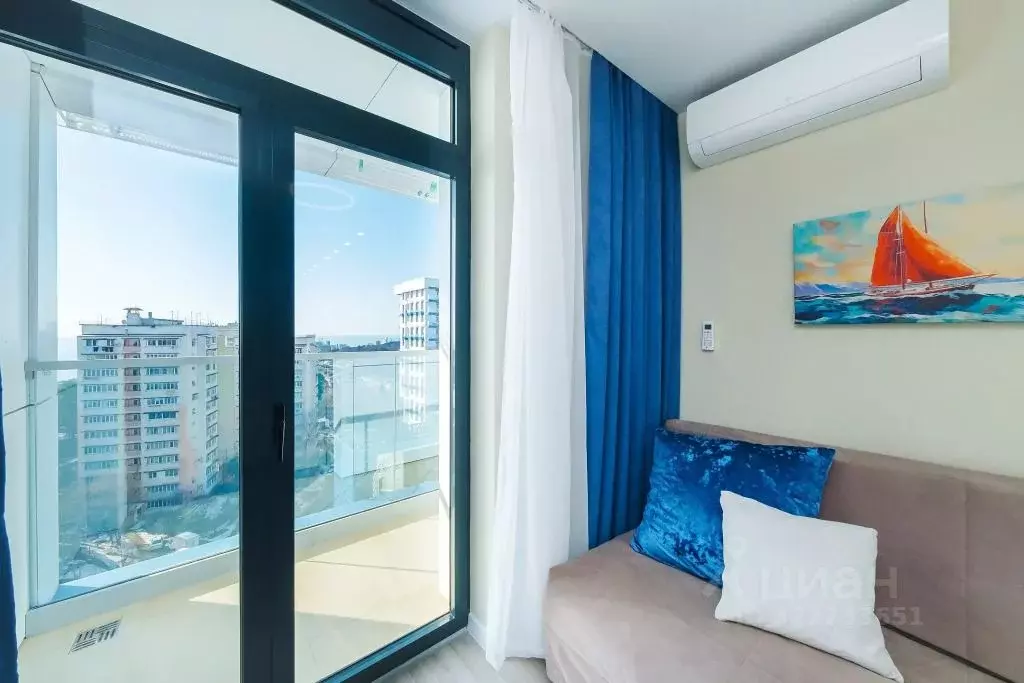 1-к кв. Краснодарский край, Сочи Бытха мкр, ул. Ясногорская, 16/2 ... - Фото 2