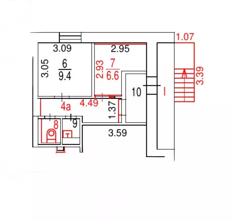 Помещение свободного назначения в Москва Мартеновская ул., 15 (30 м) - Фото 2