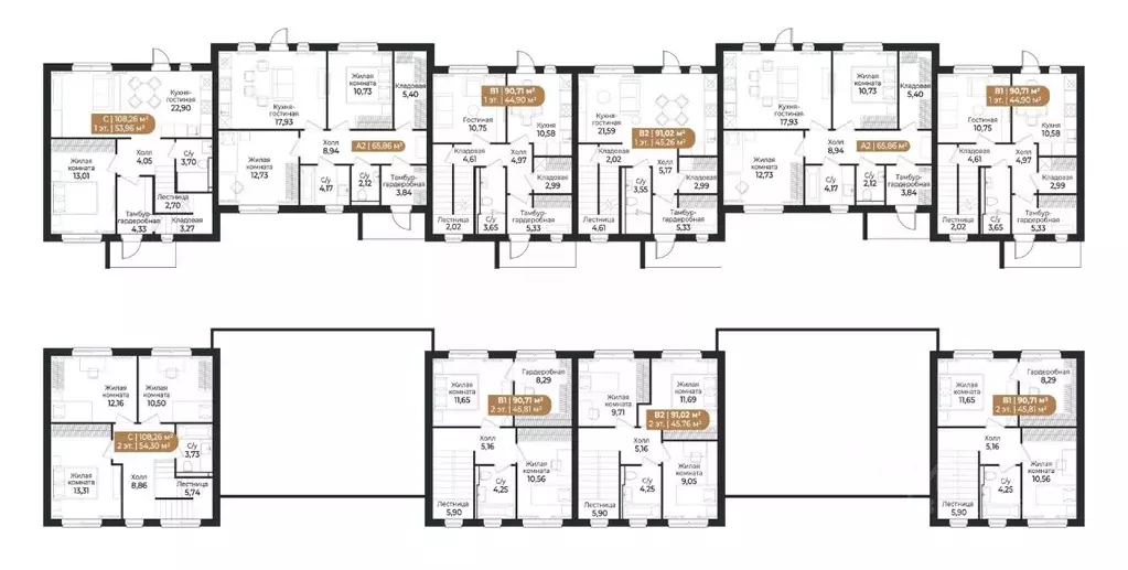 Таунхаус в Ленинградская область, Всеволожск ш. Южное (91 м) - Фото 2