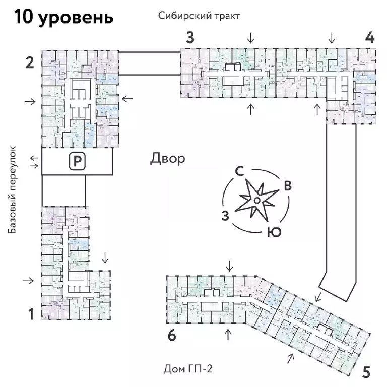 2-к кв. Свердловская область, Екатеринбург Сибирский мкр, Жилой ... - Фото 1