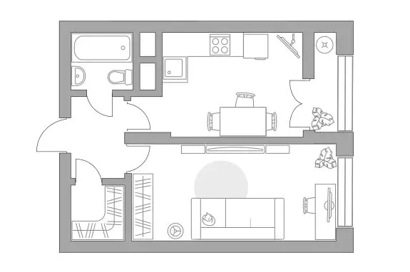 1-комнатная квартира: Балашиха, улица Яганова, 1 (39.57 м) - Фото 0