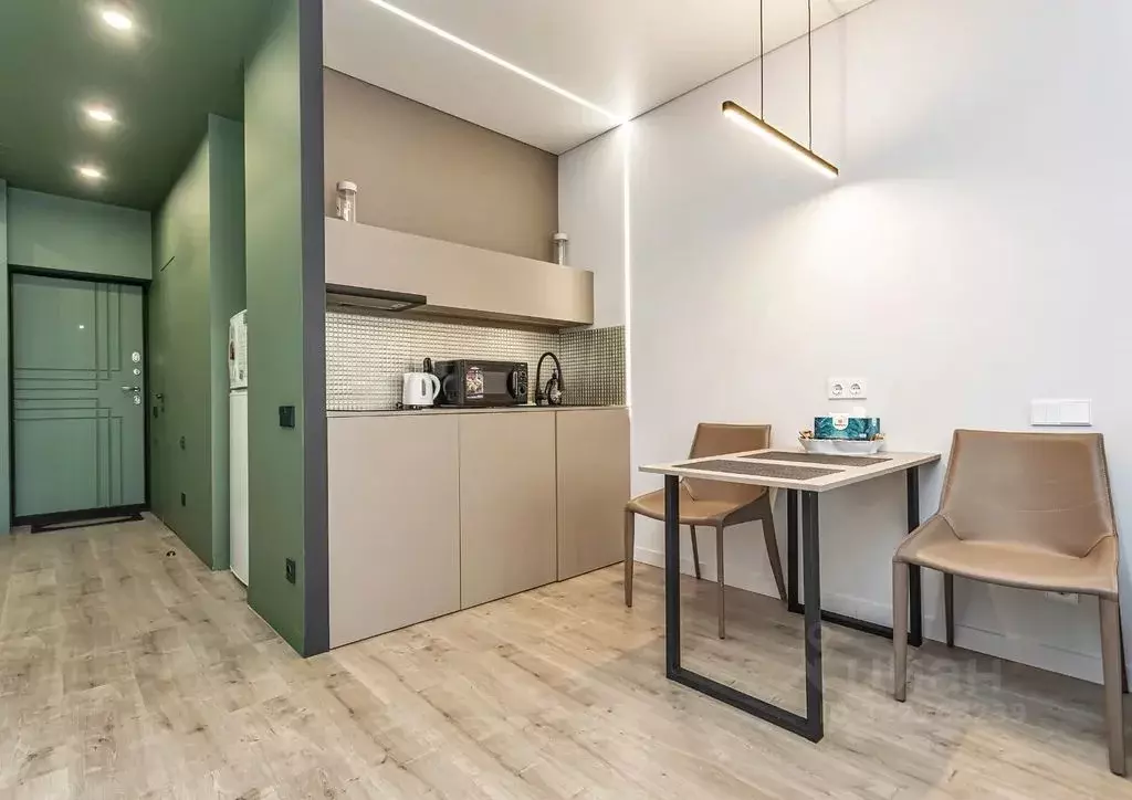 Студия Приморский край, Владивосток ул. Зеленый Бульвар, 19 (29.0 м) - Фото 1