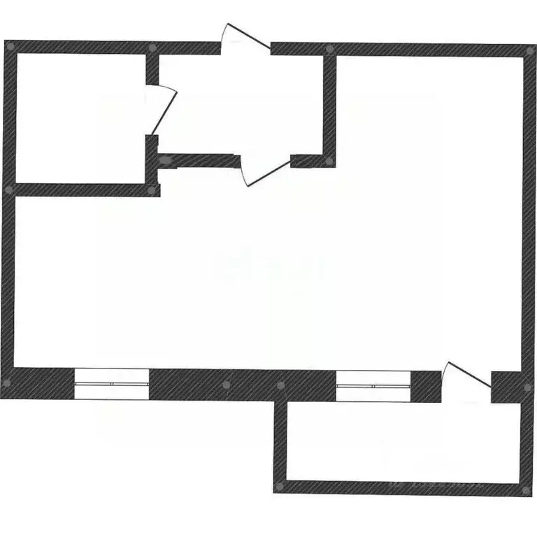 1-к кв. Вологодская область, Вологда ул. Разина, 58 (33.5 м) - Фото 2