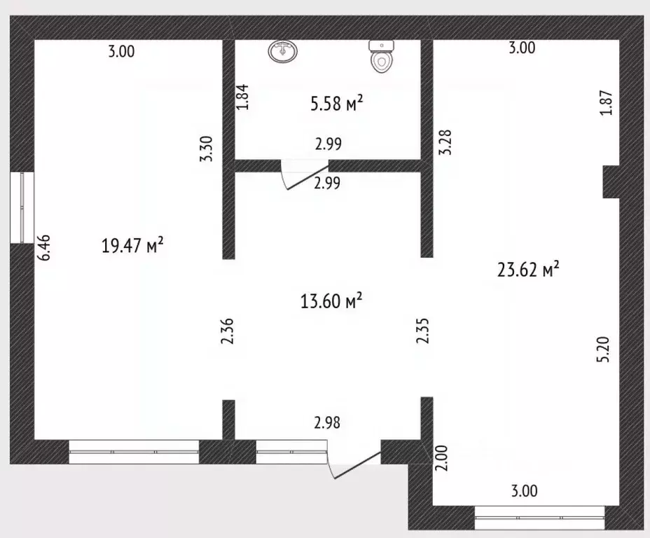 Помещение свободного назначения в Тюменская область, Тюмень ул. ... - Фото 1