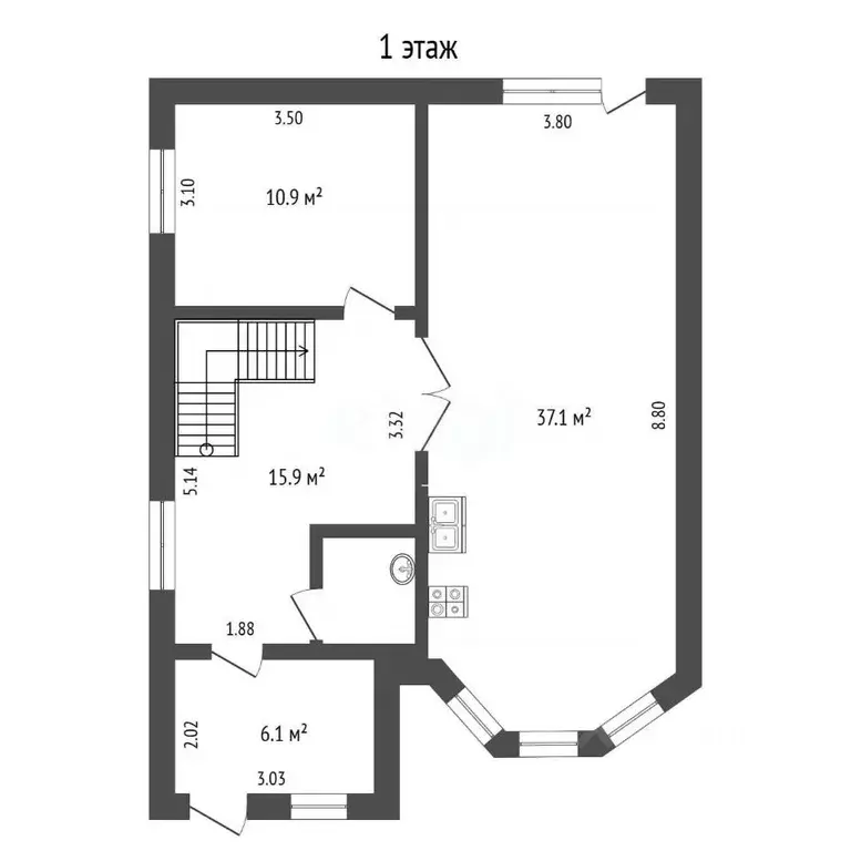 Дом в Тюменская область, Тюмень проезд Футбольный (139 м) - Фото 2