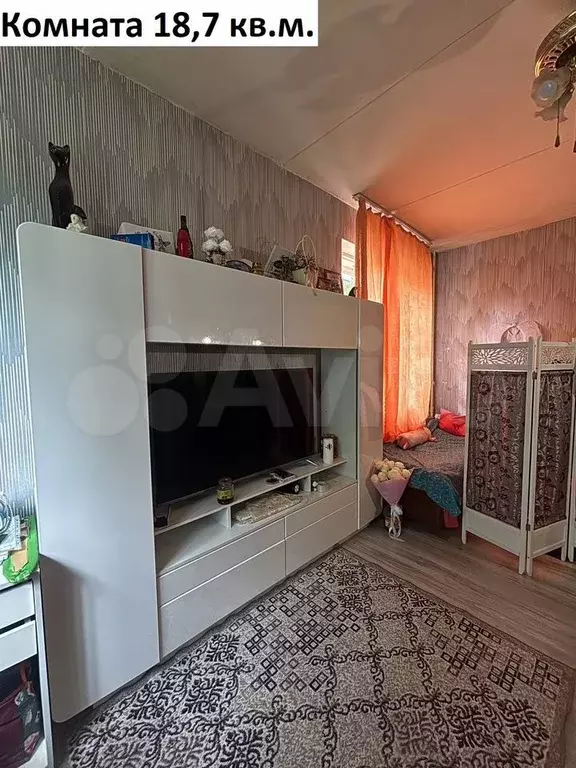 Комната 18,7 м в 3-к., 3/5 эт. - Фото 1