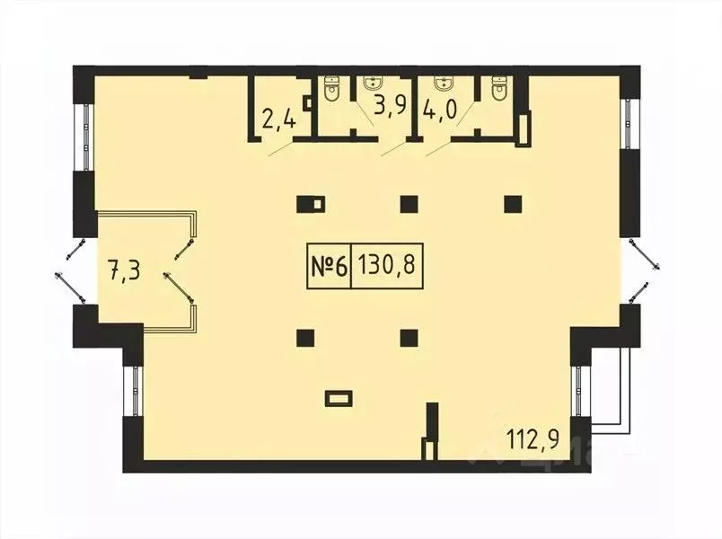 Офис в Московская область, Мытищи городской округ, д. Пирогово ... - Фото 1