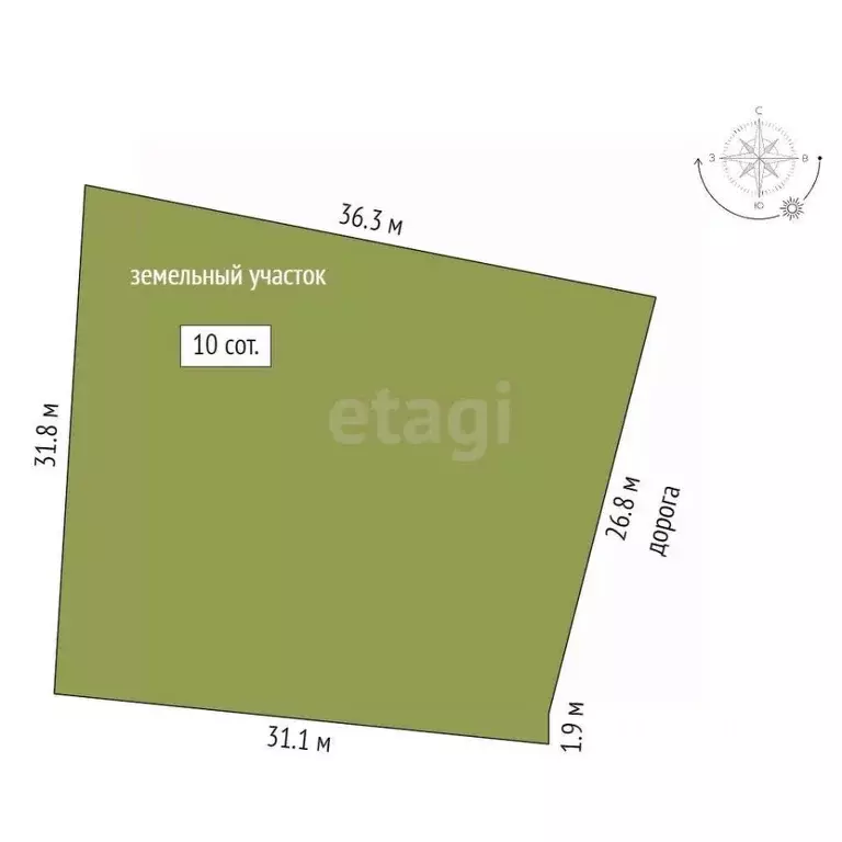 Участок в Башкортостан, Стерлитамакский район, Красноярский сельсовет, ... - Фото 2