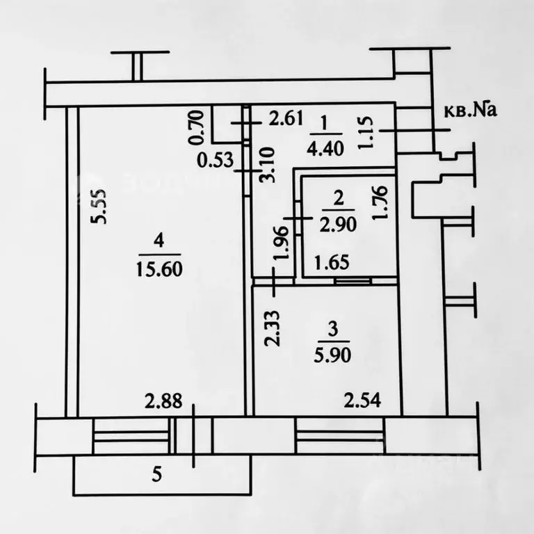 1-к кв. Чувашия, Чебоксары ул. Олега Беспалова, 4 (29.2 м) - Фото 2