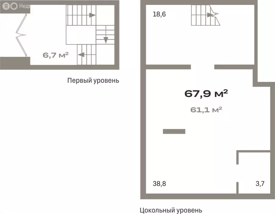 Помещение свободного назначения (67.9 м) - Фото 2