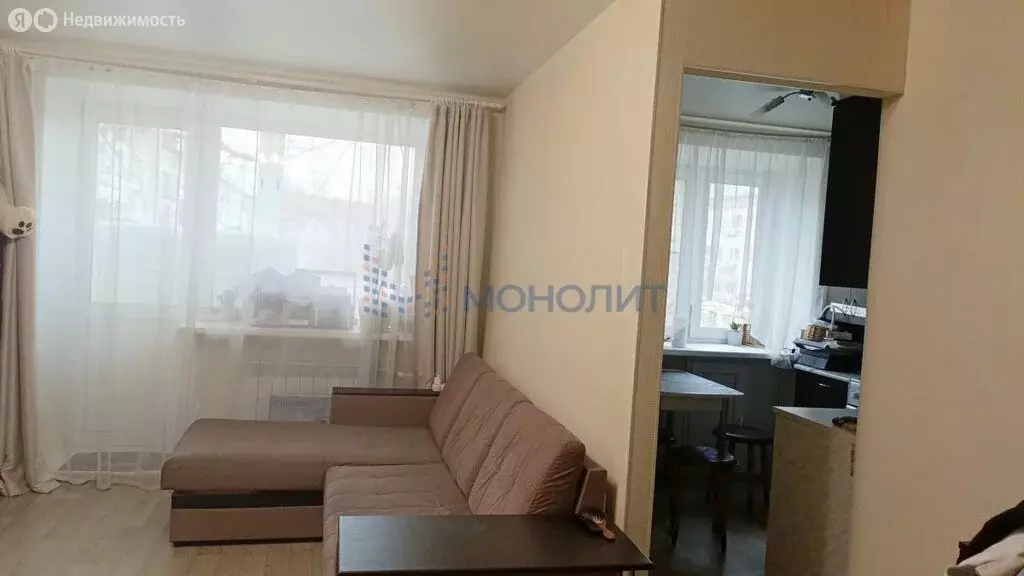 1-комнатная квартира: Нижний Новгород, проспект Ленина, 34 (31.1 м) - Фото 2