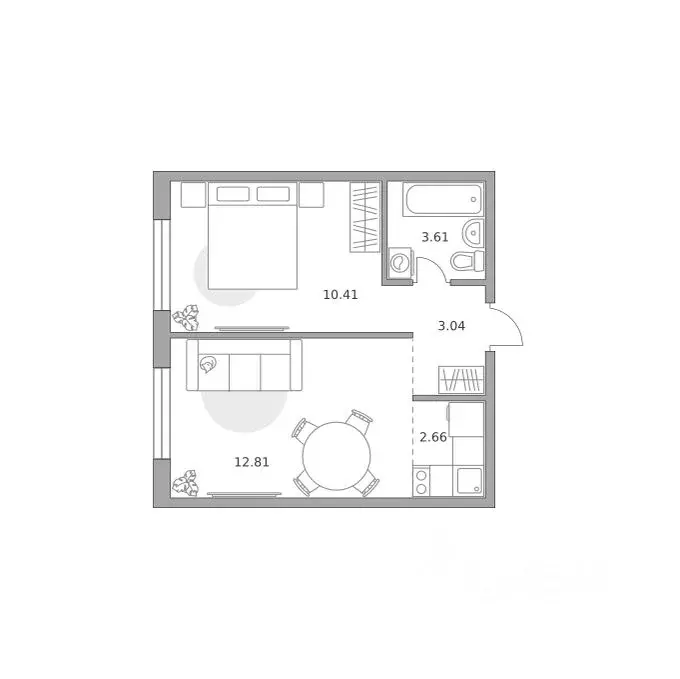 2-к кв. Московская область, Красногорск Опалиха мкр, ул. Береговая, 1 ... - Фото 1