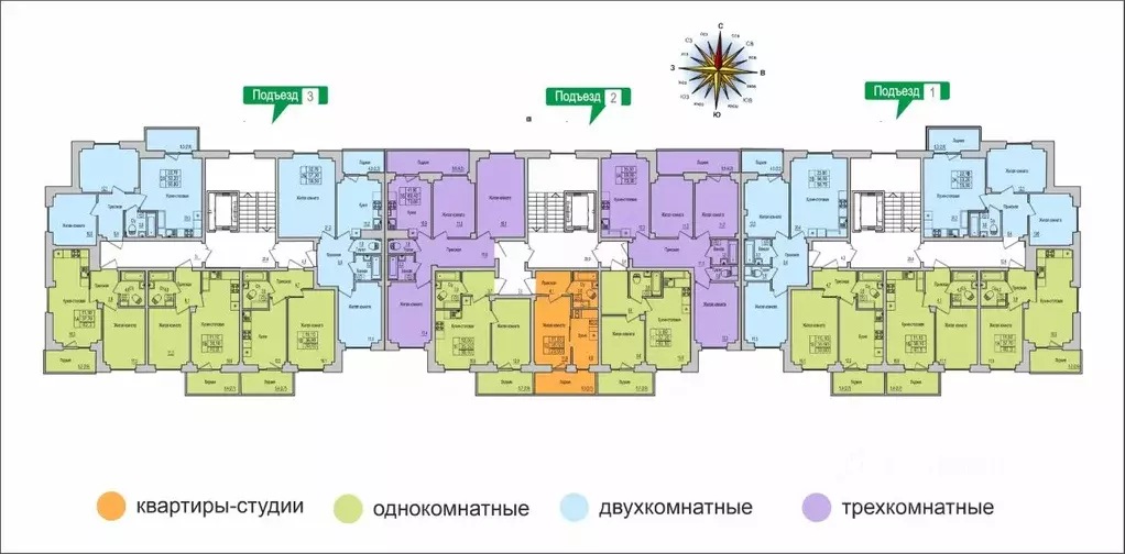 2-к кв. Псковская область, Псковский муниципальный округ, ... - Фото 2
