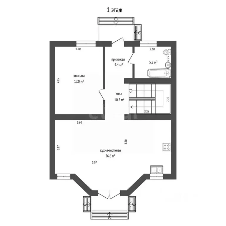Таунхаус в Смоленская область, Смоленский муниципальный округ, д. ... - Фото 2