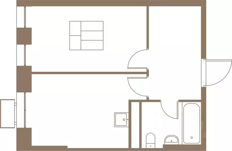 1-к кв. Московская область, Пушкино Фабрикант жилой комплекс, 1 (40.8 ... - Фото 1