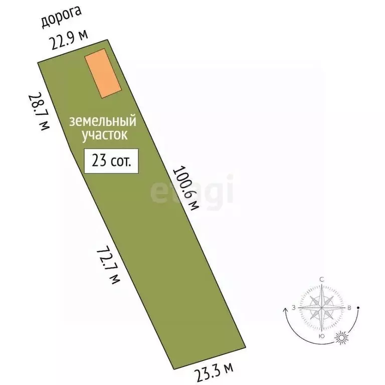 Участок в Ростовская область, Азовский район, с. Елизаветовка ... - Фото 2